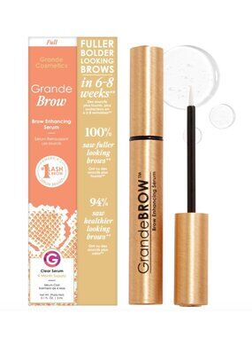 NEW Grande Cosmetics GrandeBROW Brow Enhancing Serum 4 Month Supply (3 mL)